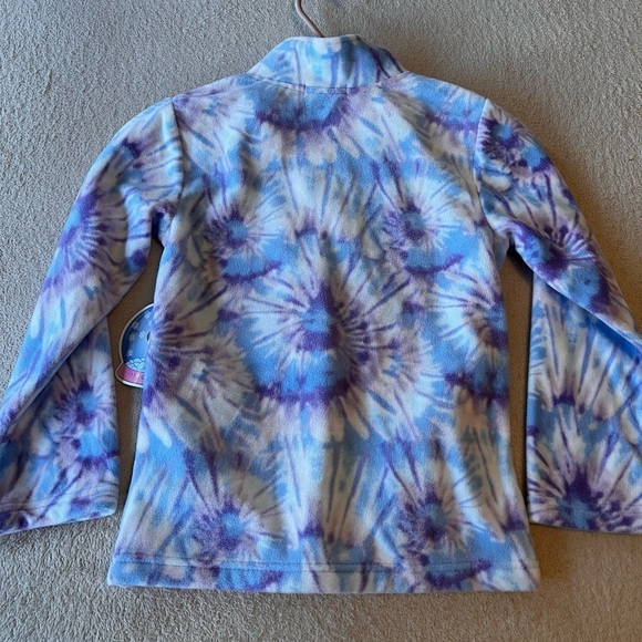 NWT btween Girls’ Tie-Dye Fleece Pullover 8 - Picture 9 of 11